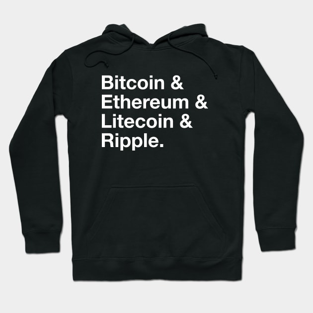 Cryptocurrency Hoodie by shopwithdnk